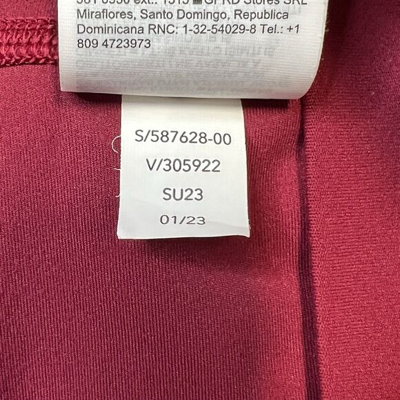 ATHLETA Transcend Color Block 7/8 Tight Leggings Womens Size 2X Berry Rose - Picture 9 of 11